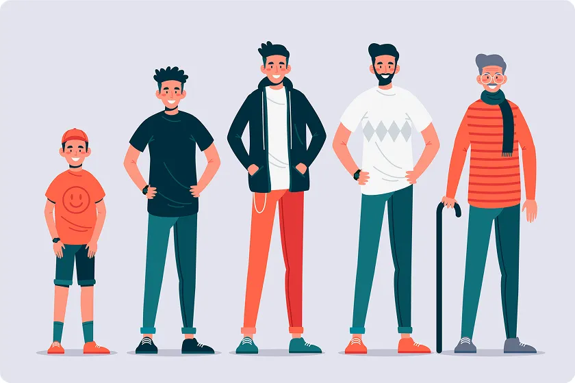 Height overview explaining average height of a men and average male height worldwide.