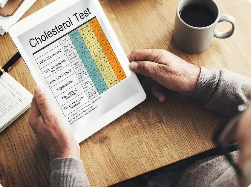 Reviewing non hdl cholesterol healthy range on tablet for heart health