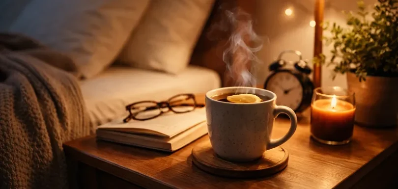 Various coffee drinks and healthy snacks, showing the versatility of black coffee's health benefits.