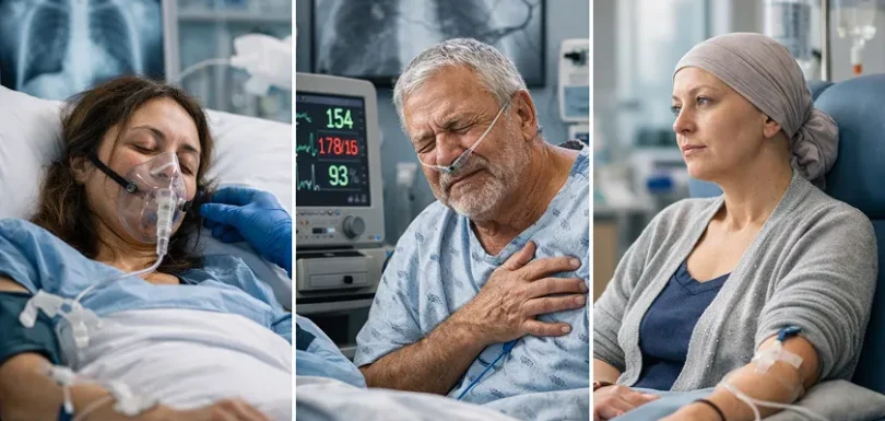 A doctor discussing a patient’s lupus nephritis stages and complications, emphasizing the importance of early detection in managing the risk of lupus-related kidney damage and other severe conditions.