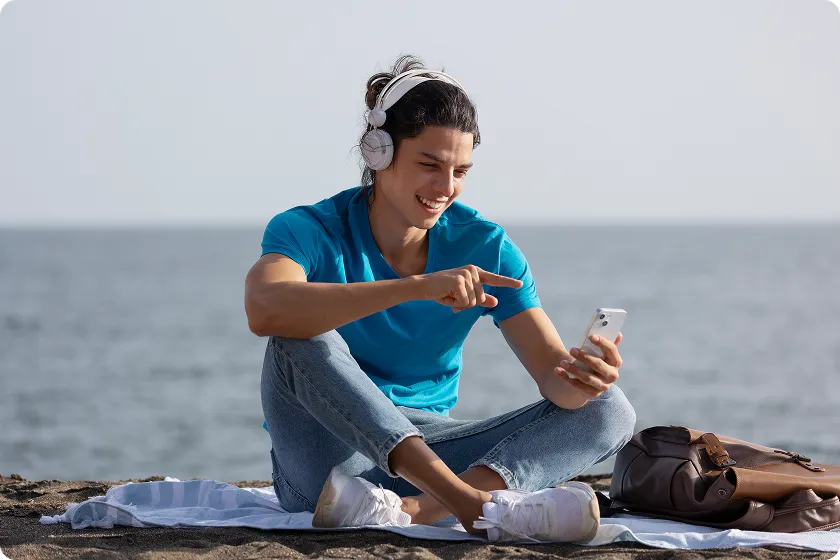 Tech detox: image representing stepping away from laptops, tablets, and gadgets for better focus and balance.