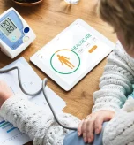 Digital monitor displaying why normal blood pressure in athletes differs from others.