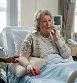 1 Care team discusses what causes a stroke in women bedside
