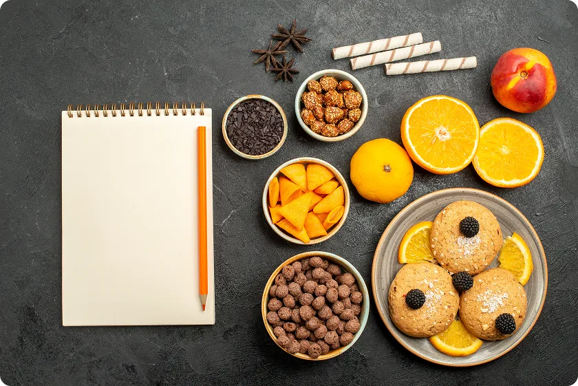 Foods that cause gout flare-up including high-purine snacks and fruits