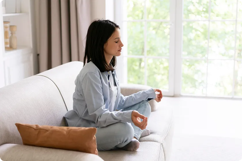 Digital detox improving mental health by reducing social media-induced stress.