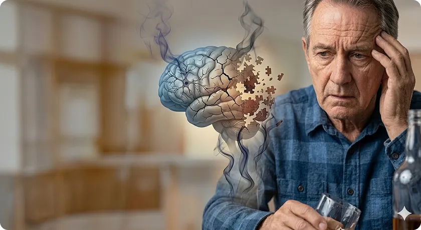 Brain damage concept asks how much of alcohol is too much