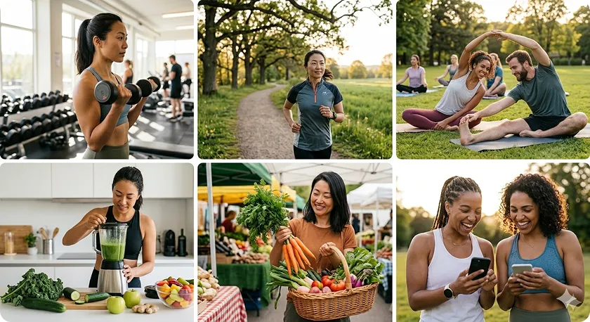 Enhancing physical wellbeing by reducing screen time and improving posture.