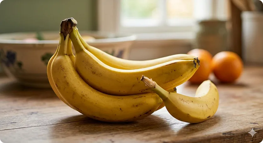 Greenish bananas are common foods which cause constipation due to starch.