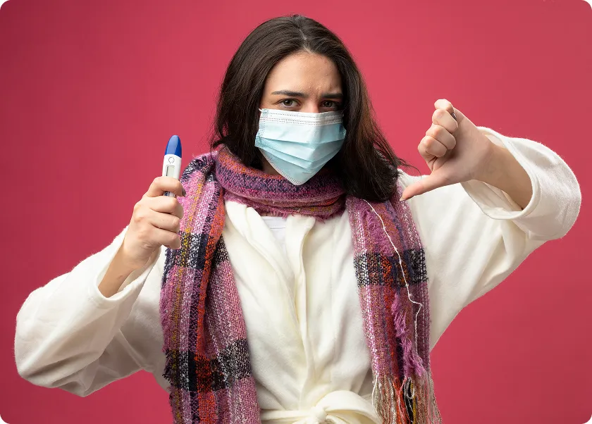 Masked man calls doctor about complications of Clostridium difficile